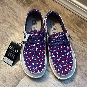 Women's HEYDUDE Wendy Americana Shoes NWT